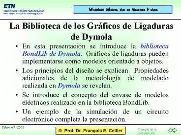 La Biblioteca de los Grficos de Ligaduras de Dymola