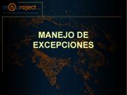 MANEJO DE EXCEPCIONES