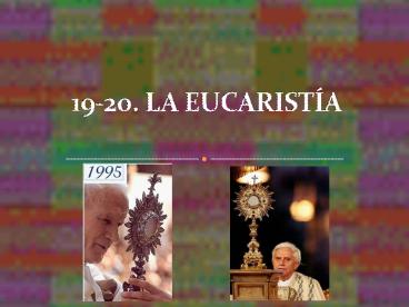 1920' LA EUCARISTA
