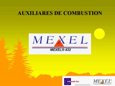 AUXILIARES DE COMBUSTION