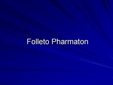Folleto Pharmaton