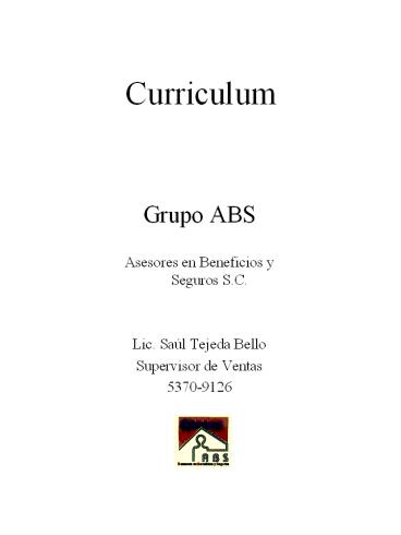 Curriculum