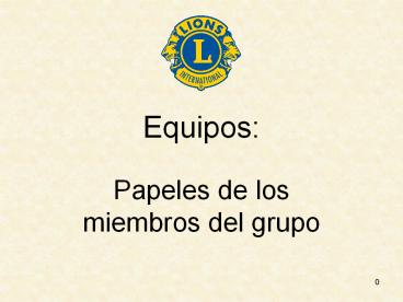 Equipos:
