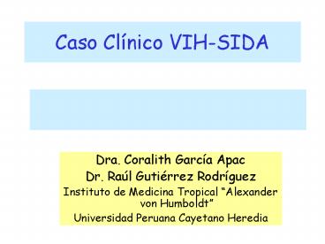 Caso Clnico VIHSIDA