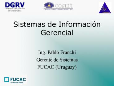 Sistemas de Informacin Gerencial