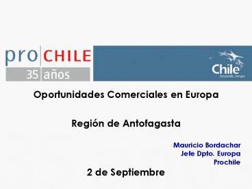 Oportunidades Comerciales en Europa