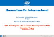 Normalizacin internacional