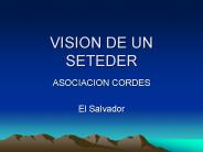 VISION DE UN SETEDER