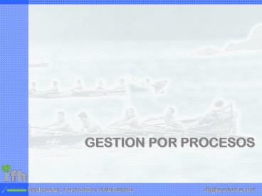 GESTION POR PROCESOS