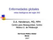 Enfermedades globales    retos biol