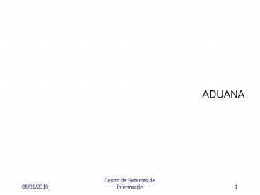 ADUANA