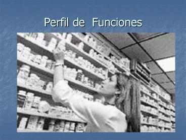 Perfil de Funciones