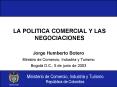 LA POLITICA COMERCIAL Y LAS NEGOCIACIONES PowerPoint PPT Presentation