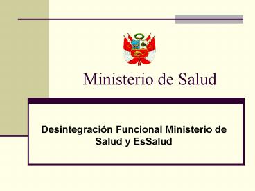 Ministerio de Salud