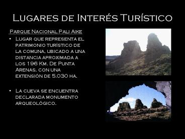 Lugares de Inters Turstico