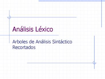 Anlisis Lxico