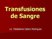 Transfusiones de Sangre