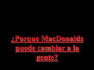 VISITA  Mc DONALD'S
