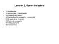 Leccin 5' Sector industrial PowerPoint PPT Presentation