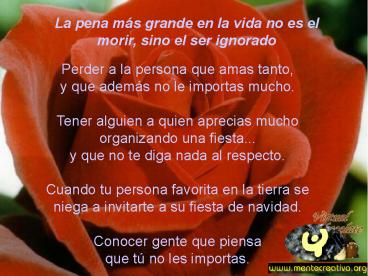 Eres Importante Para Mi