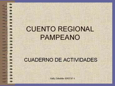 CUENTO REGIONAL PAMPEANO