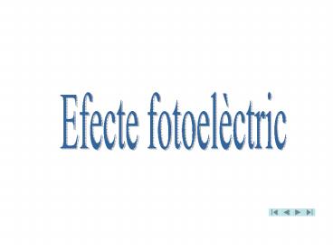 Efecto fotoelctrico