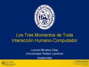 Los Tres Momentos de Toda Interacci