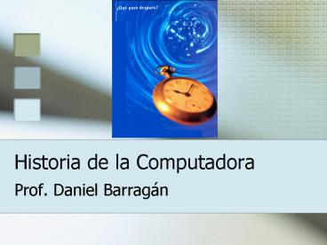 Historia de la Computadora