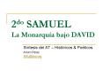2do SAMUEL La Monarqua bajo DAVID PowerPoint PPT Presentation