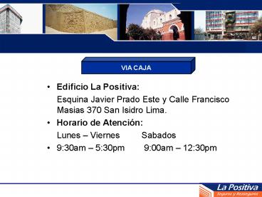 Edificio La Positiva: