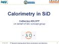 Calorimetry in SiD PowerPoint PPT Presentation