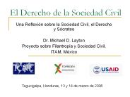 El Derecho de la Sociedad Civil