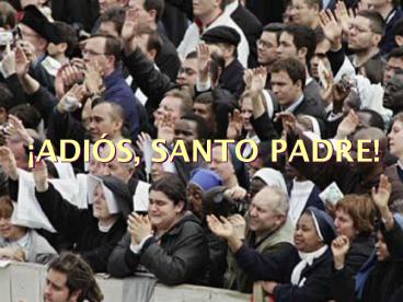 TESTAMENTO DEL SANTO PADRE