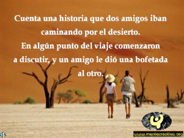 grabando en piedra lo que es ser amigo