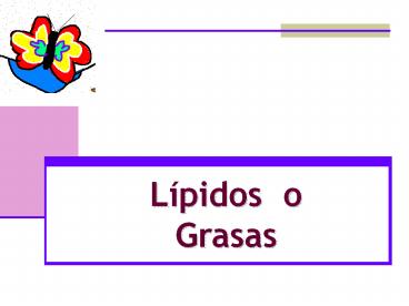 Lpidos o Grasas