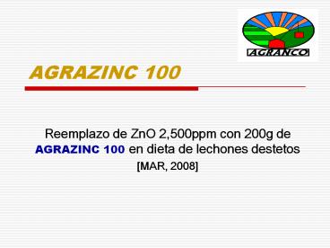 AGRAZINC 100