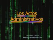 Los Actos Administrativos