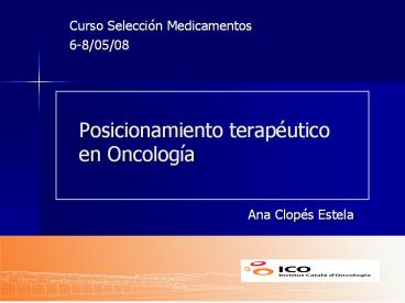 Posicionamiento terap