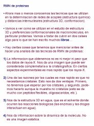 RMN de proteinas