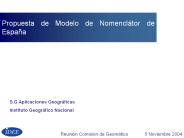 Propuesta de Modelo de Nomencl