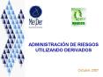 ADMINISTRACIN DE RIESGOS UTILIZANDO DERIVADOS PowerPoint PPT Presentation