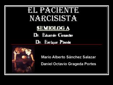 EL PACIENTE NARCISISTA
