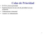 Colas de Prioridad