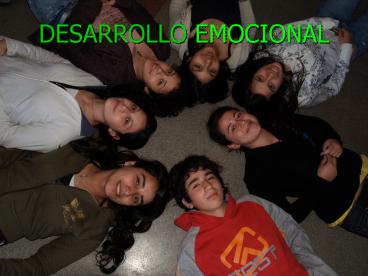 DESARROLLO EMOCIONAL