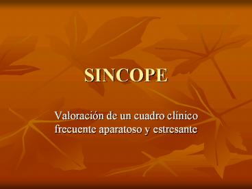 SINCOPE