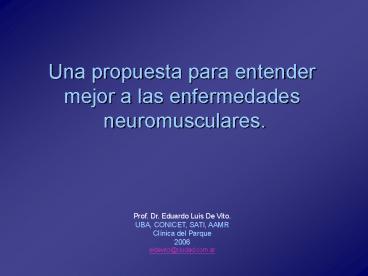 Una propuesta para entender