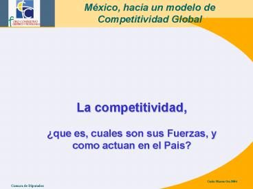 La competitividad,