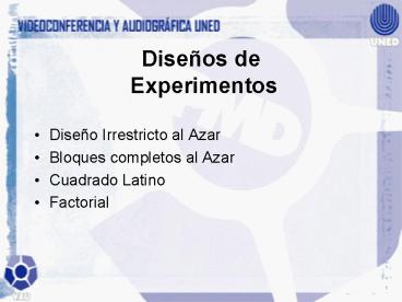 Diseos de Experimentos