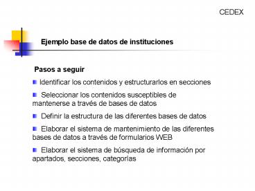 Base datos Winisis
