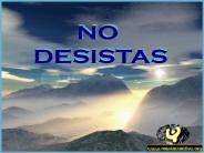 No desista